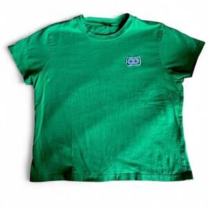 Opening ceremony green cropped tee